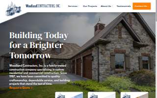 Woodland Contractors Inc website