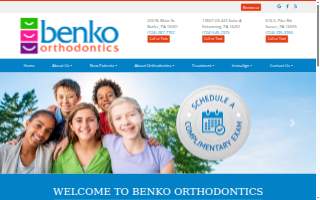 Benko Orthodontics: Sarver Location website