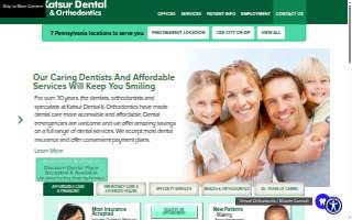 Katsur Dental & Orthodontics of Lower Burrell website