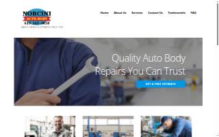 Norcini Auto Body of Lower Merion website