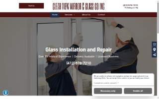 Clear View Mirror & Glass Co Inc website