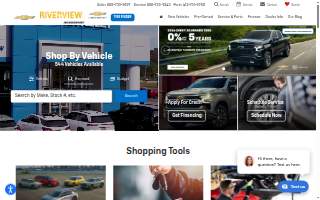 Riverview Chevrolet website