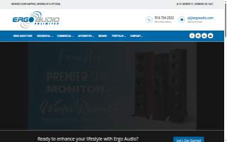 Ergo Audio website