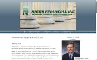 Riggs Financial Inc website
