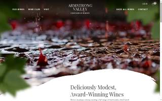 Armstrong Valley Winery website