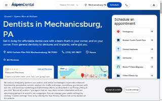 Aspen Dental - Mechanicsburg, PA website