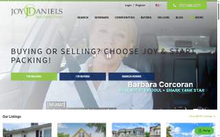 Joy Daniels Real Estate Group of Mechanicsburg website