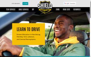 Shield Driving School of Mechanicsburg website