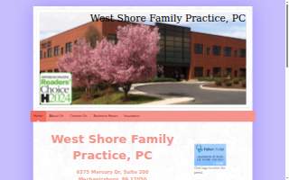 West Shore Family Practice, PC website