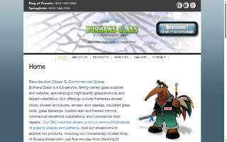 Burhans Glass Co website
