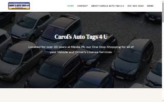 Carol's Auto Tags 4 U Inc website