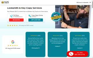 KeyMe Locksmiths of Erie website