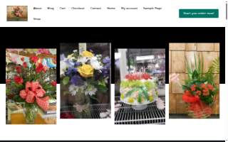 SM Florist Media PA website
