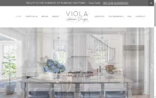 Viola Interior Design, LLC website