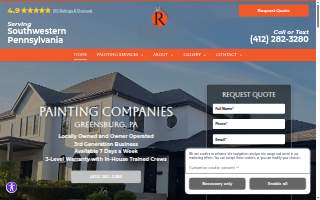 Roman Paint Pros website