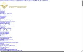 Soxman Funeral Homes, Ltd. website