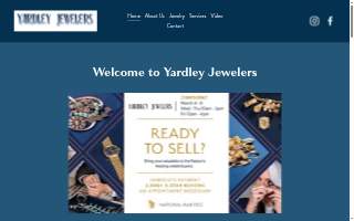 Yardley Jewelers website
