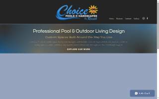 Choice Pools & Hardscapes website