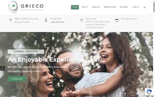 Grieco Dentistry website