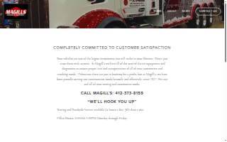 Magills Towing website
