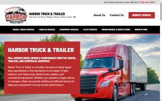 Harbor Truck & Trailer website