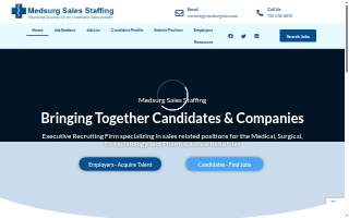 Medsurg Sales Staffing website