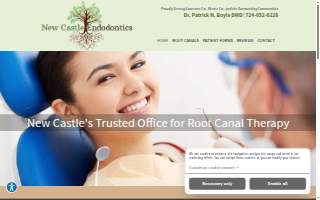 New Castle Endodontics website