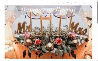 Banquet on Barnes Event Center At Knead Community Cafe website