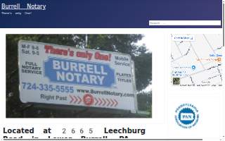 Burrell Notary website