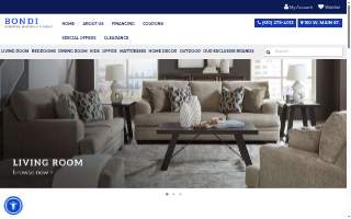 Bondi Furniture website