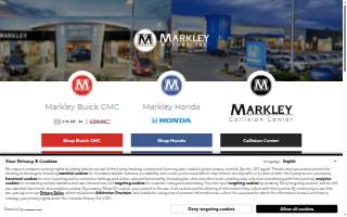 Markley Motors website