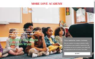 More Love Academy website