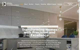 Philip Construction website