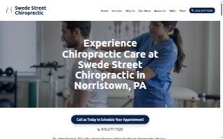 Swede Street Chiropractic website