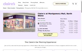 Claire's of North Wales website