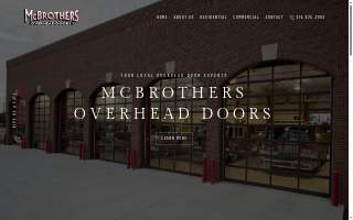 McBrothers Overhead Doors website