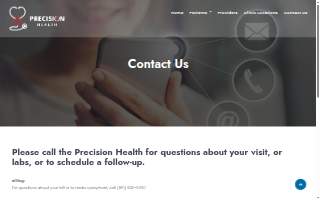 Precision Health & Wellness Center website