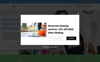 Leslie'An Cleaning service website
