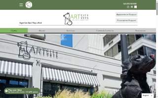 Art City Vets Wellness Center website