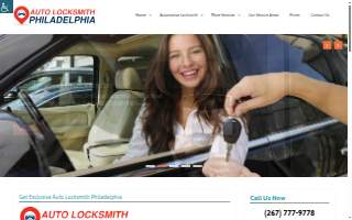 Auto Locksmith Philadelphia website