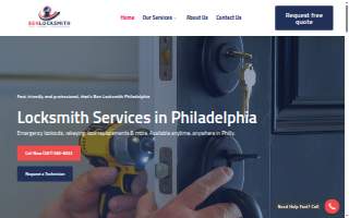 Ben Locksmith Philadelphia website