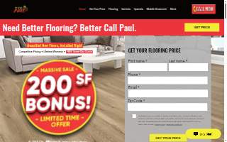 Better Call Paul Flooring website