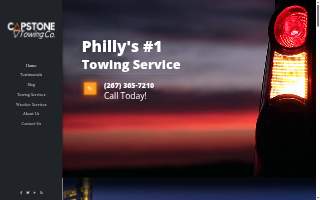Capstone Towing Company website