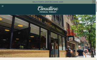 Cloudline Physical Therapy website