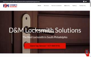 D&M Locksmith South Philadelphia website
