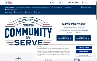 Davis Pharmacy website