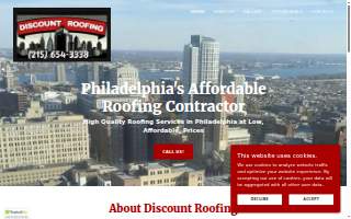 Discount Roofing website