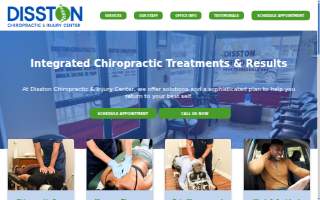 Disston Chiropractic & Injury Center website