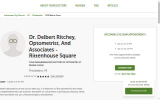 Dr. Delbert Ritchey, Optometrist, and Associates - Rittenhouse Square website