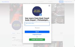 East Coast Auto Depot website